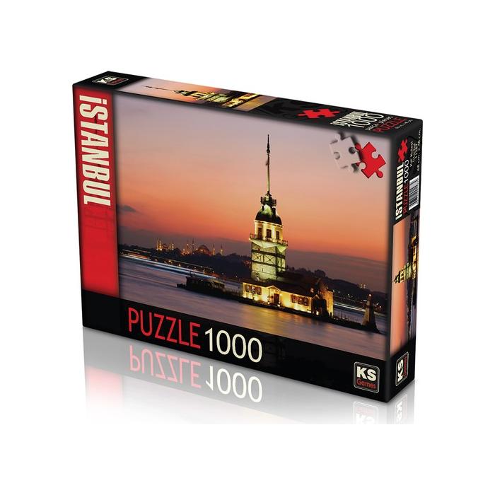 1000 Parça Kız Kulesi Gün Batımı Puzzle