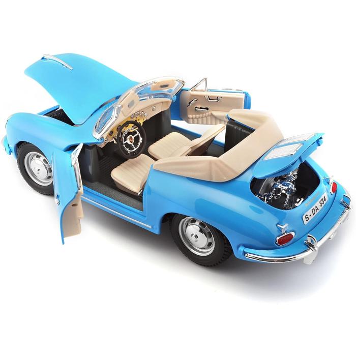 Bburago 1:18 Porsche 356B Cabriolet 1961 Model Araba