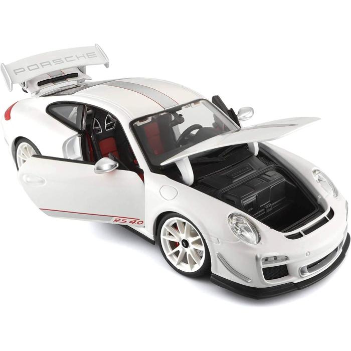 Bburago 1:18 Porsche 911 GT3 RS 4.0 Beyaz Model Araba