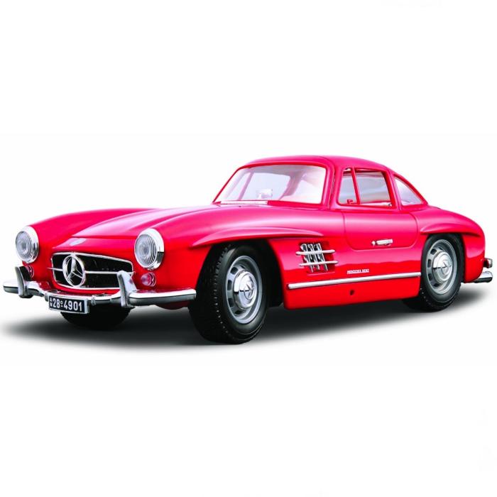 Bburago 1:18 Mercedes Benz 300 SL 1954 Model Araba