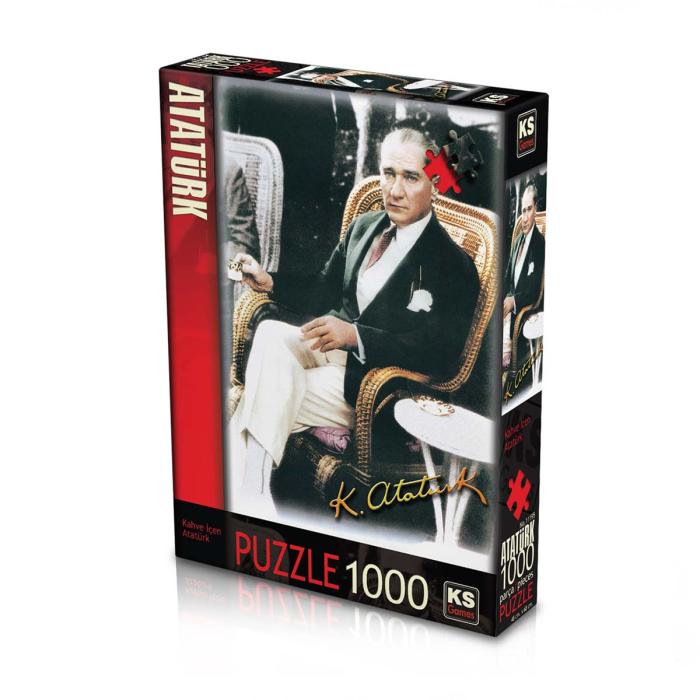 KS Kahve İçen Atatürk 1000 Parça Puzzle